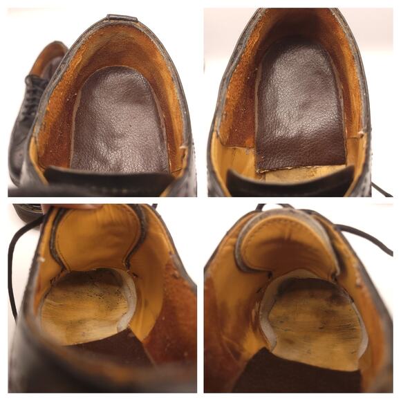 Dr. Martens 90s Vintage Brogue Platform Wingtip Steel Toe Black Womens Size 6 - Picture 4 of 11